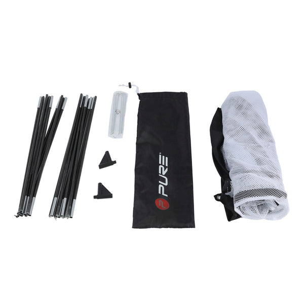 Pure2Improve Golf Übungsnetz 240 x 210 cm schwarz/weiss