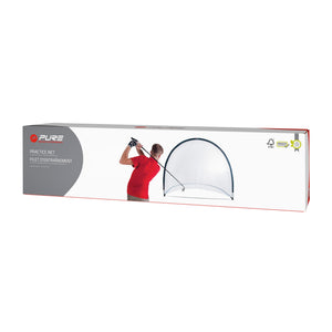 Pure2Improve Golf Übungsnetz 240 x 210 cm schwarz/weiss
