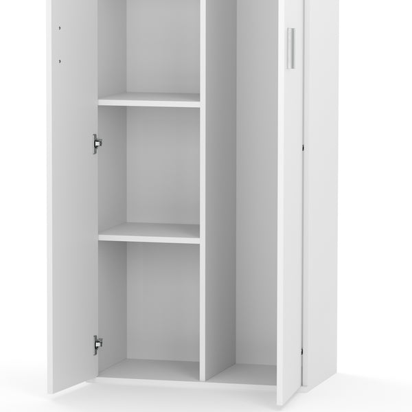Putzschrank RAKEL 60 x 180 cm weiss
