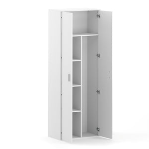 Putzschrank RAKEL 60 x 180 cm weiss