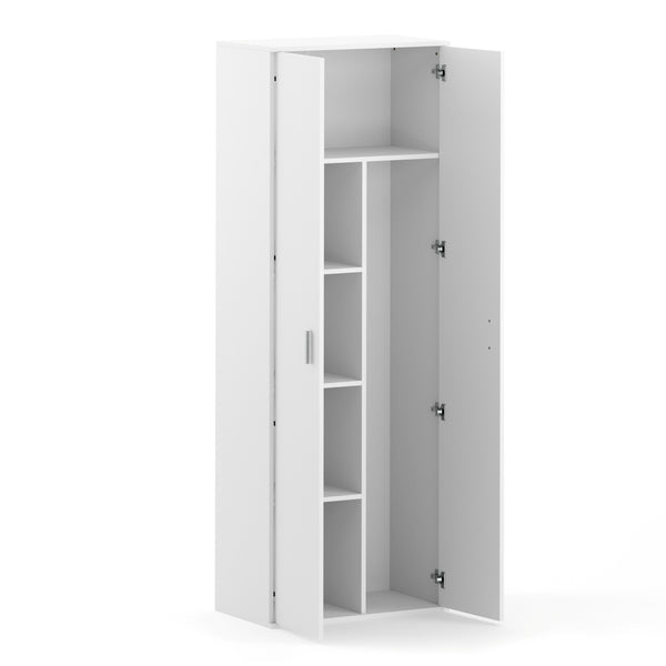 Putzschrank RAKEL 60 x 180 cm weiss