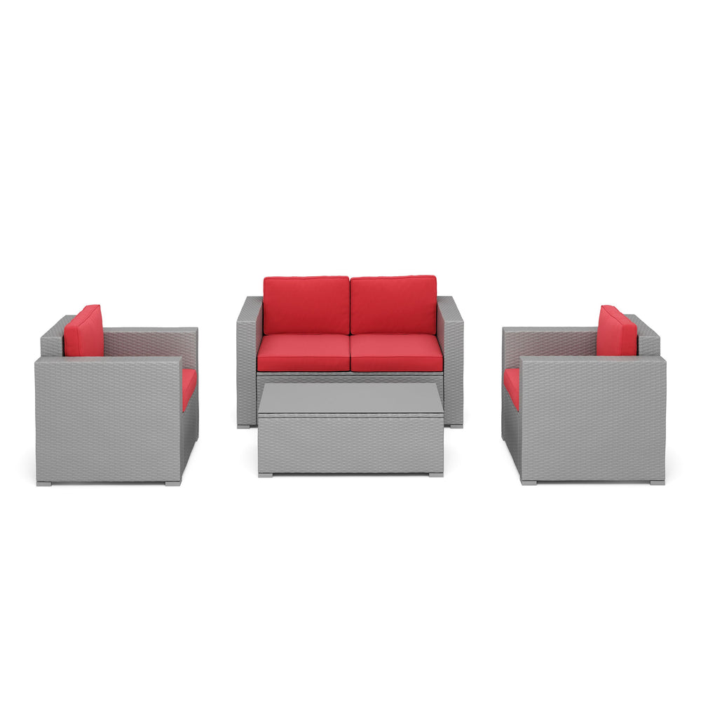 Replacement cushions for Lounge VENEZIA red