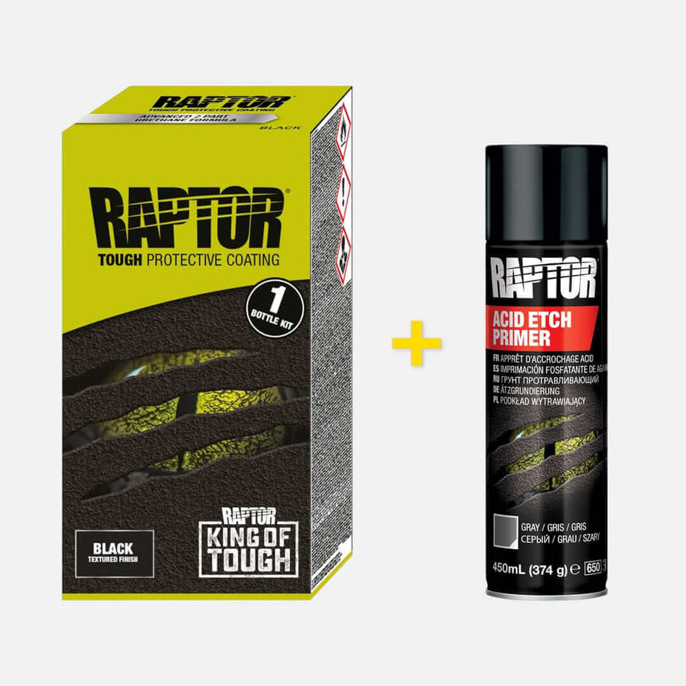 RAPTOR Lack Schwarz + Ätzgrundierung (Metall) Bundle