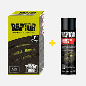 RAPTOR Lack Schwarz + Ätzgrundierung (Metall) Bundle