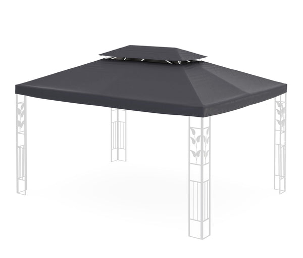 Roof for gazebo 3 x 4 m, brown, item no. 9265