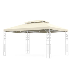 Dach Gartenpavillon ZEN 4 x 3 m beige
