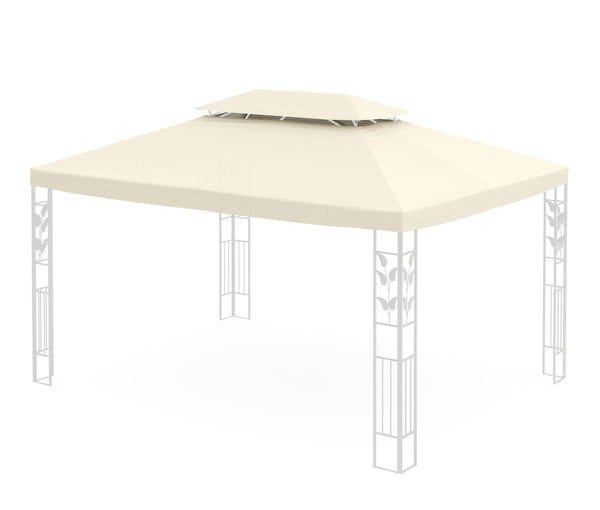 Dach Gartenpavillon ZEN 4 x 3 m beige