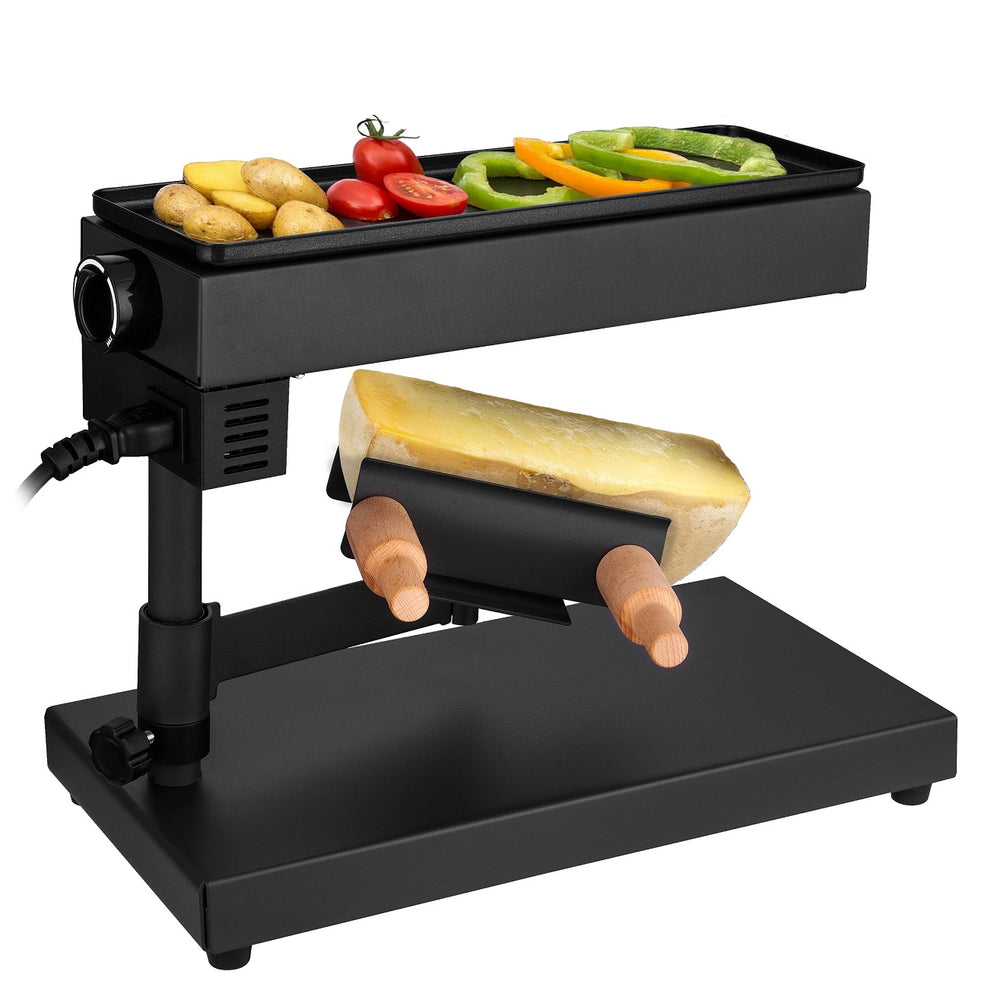 600W tiltable raclette grill