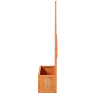 Rankhilfe Rosenbogen mit Pflanzkasten Trennwand