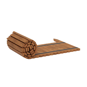 Rasenkante Beetumrandung Holz 200 x 40 cm braun