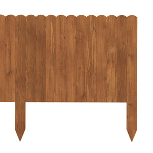 Rasenkante Beetumrandung Holz 200 x 40 cm braun