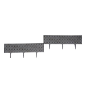 Rasenkante Rattanoptik anthrazit 50er Set