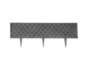 Rasenkante Rattanoptik anthrazit 50er Set