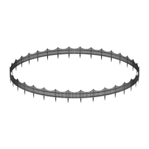 Rasenkante Beetumrandung 17er Set schwarz