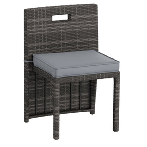 Rattan Bistroset KANKUN braun