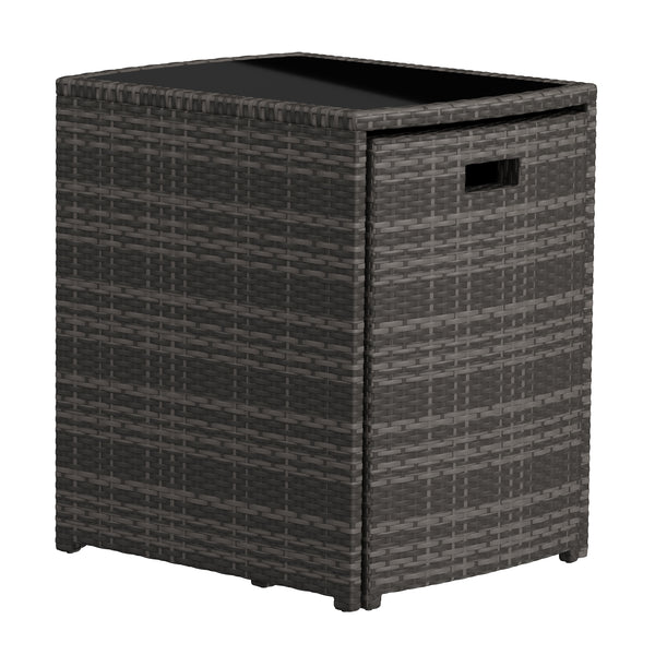Rattan Bistroset KANKUN braun