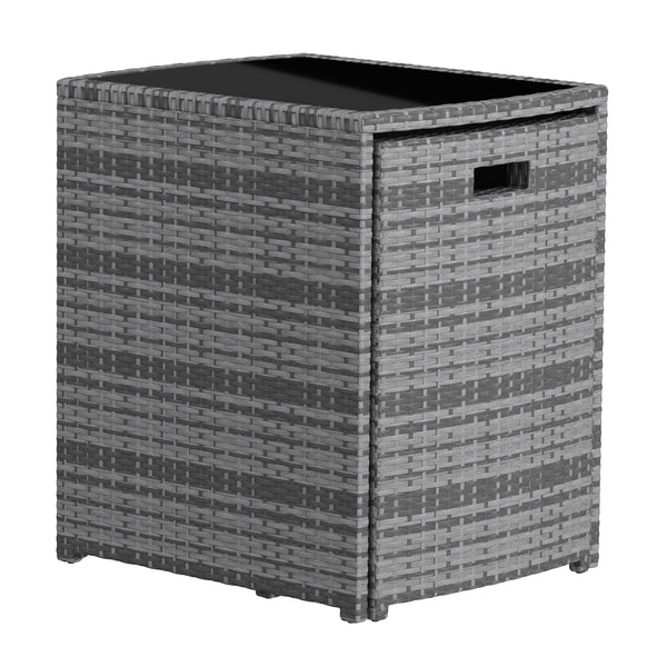 Rattan Bistroset KANKUN grau
