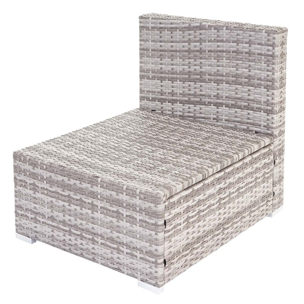 Rattan Gartenlounge Sitzgruppe Brescia ~ mit&nbsp;Kissen Creme
