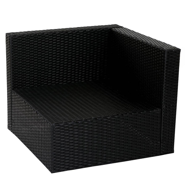Rattan Lounge SunShine II Garten Sitzgruppe grau Polster grau