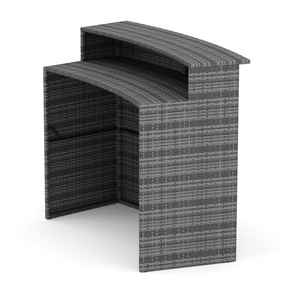 Bartheke Rattan TROPEA grau