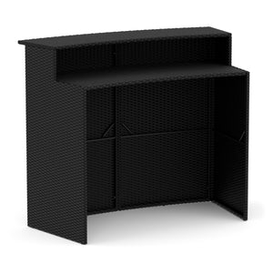Bartheke Rattan TROPEA schwarz
