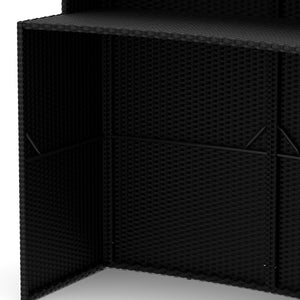 Bartheke Rattan TROPEA schwarz