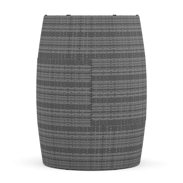 Gartenmöbelset Rattan BROOKLYN stapelbar grau