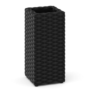 Gartenmöbelset Rattan BROOKLYN stapelbar schwarz