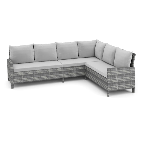 Rattanlounge ADRIANUS grau