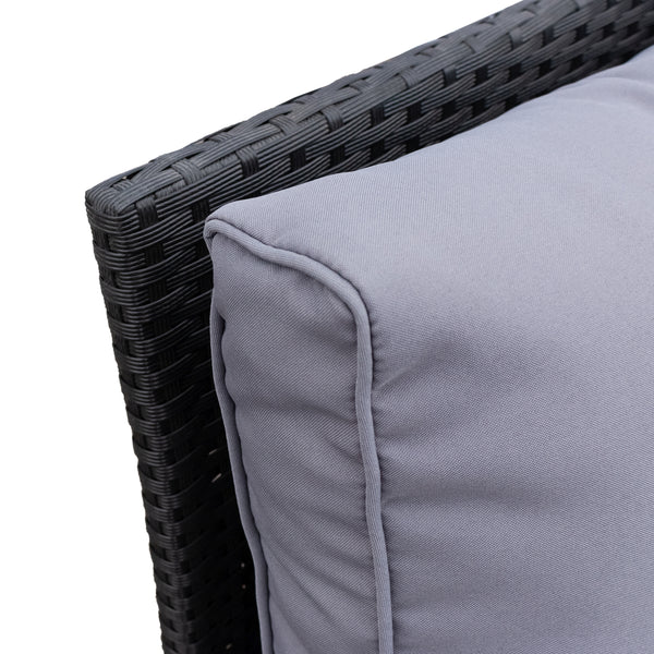 Rattanlounge BARI anthrazit