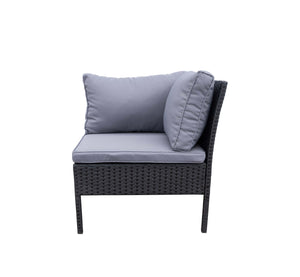 Rattanlounge BARI anthrazit