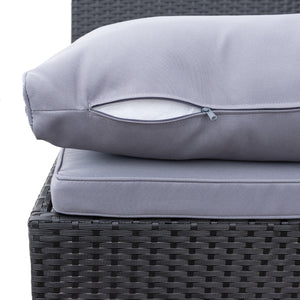 Rattanlounge BARI anthrazit