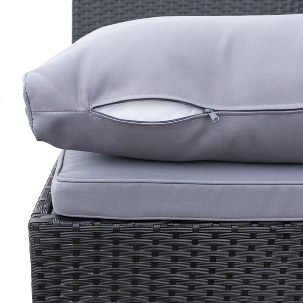 Rattanlounge BARI anthrazit