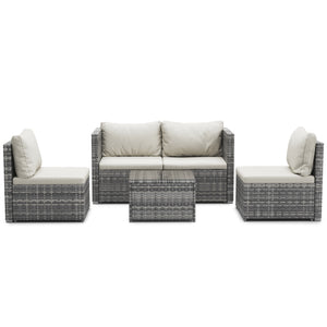 Rattan Lounge CAGLIARI grau