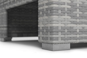 Rattanlounge Gartenmöbel COMO (anthrazit)