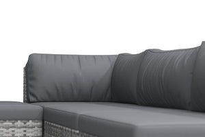 Rattan Lounge NAXOS grau
