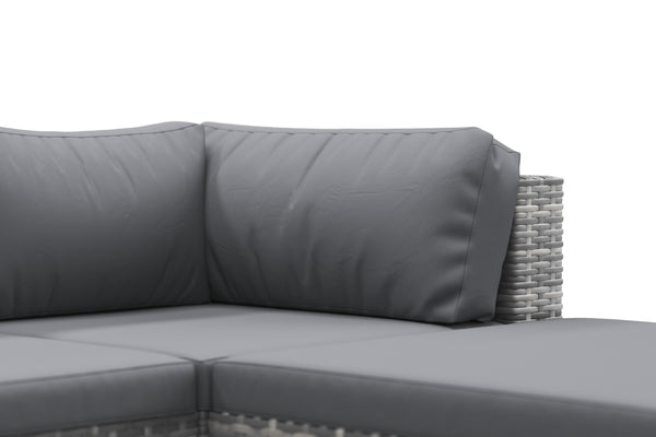 Rattan Lounge NAXOS grau