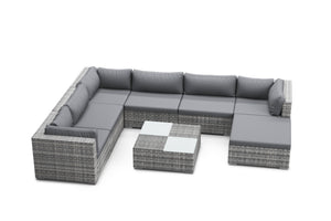 Rattan Lounge NAXOS grau