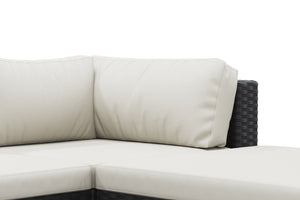 Rattan Lounge NAXOS schwarz