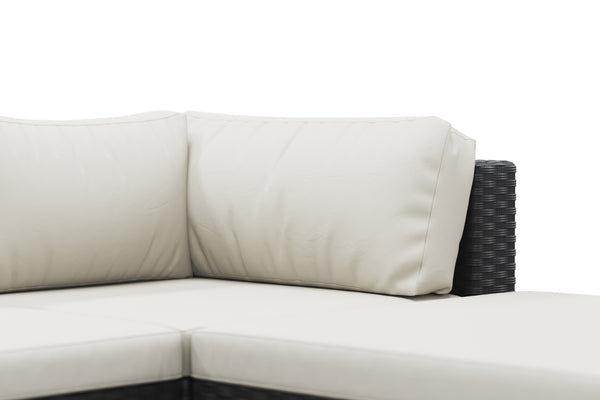 Rattan Lounge NAXOS schwarz