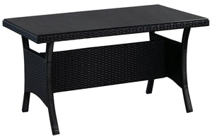 Rattangarnitur CANNES schwarz
