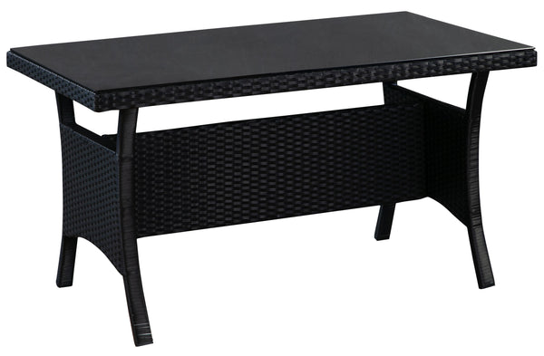 Rattangarnitur CANNES schwarz