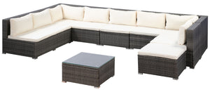 Rattanlounge COLOMBO grau