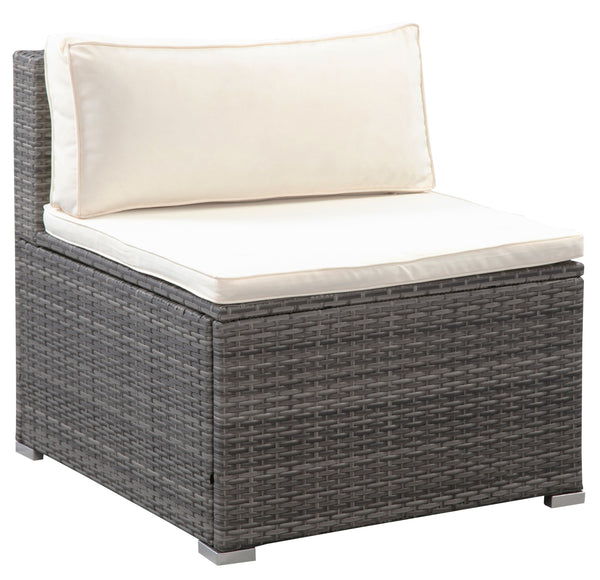 Rattanlounge COLOMBO grau