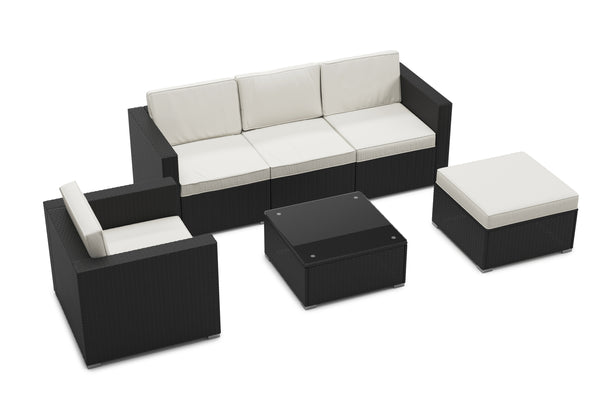 Rattanlounge KAPSTADT beige
