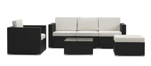 Rattanlounge KAPSTADT beige
