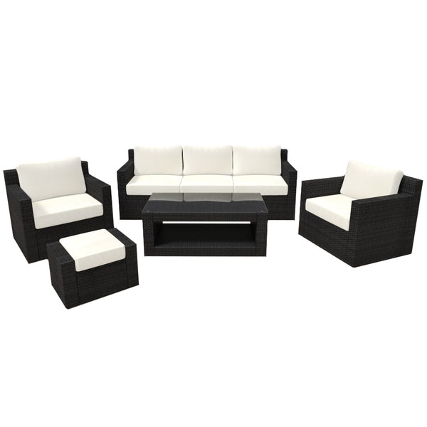 Rattanlounge Sitzgruppe ""Honolulu""