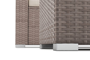 Rattanlounge SAN MARINO taupe / beige