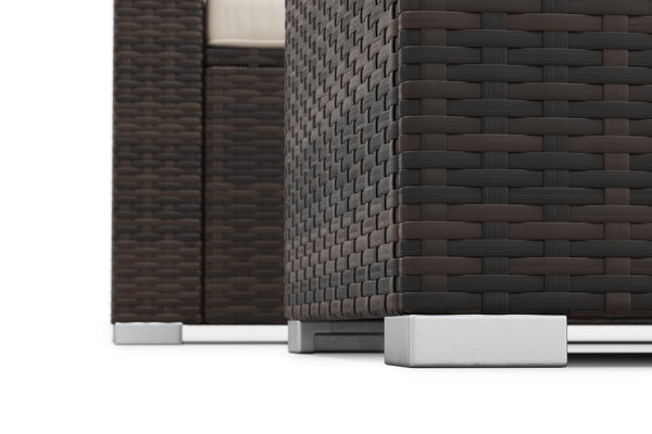 Rattanlounge SAN MARINO braun