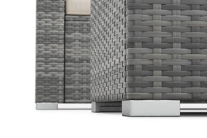 Rattanlounge ""San Marino"", grau
